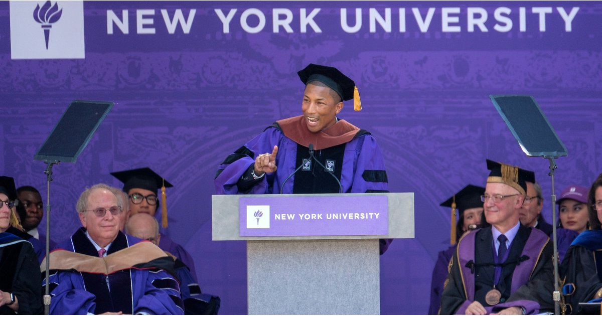 Фаррелл Вільямс виступив перед студентами Нью-Йоркського університету із промовою на підтримку фемінізму