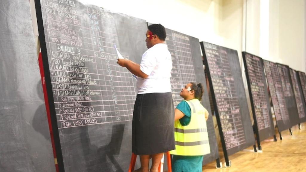 Вибори в Самоа,  підрахунок голосів