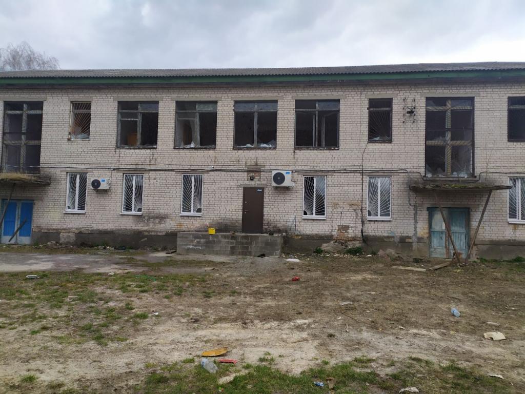 Інклюзивно-ресурсний центр у Бородянці після російського вторгнення