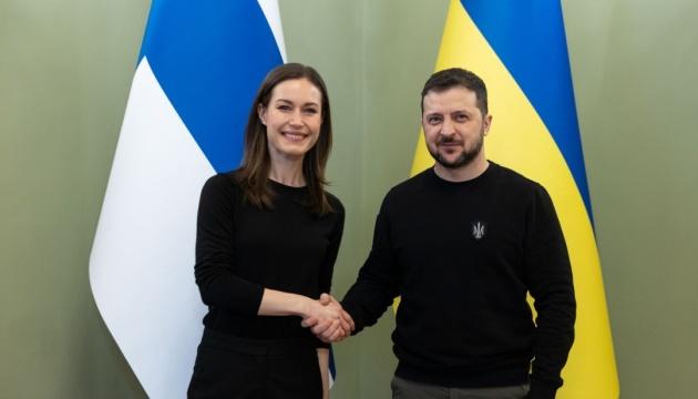 Санна Марін підтримує Україну